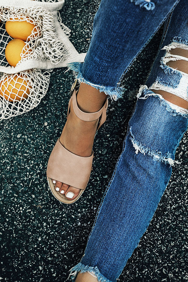 The Brighton Espadrille in Taupe