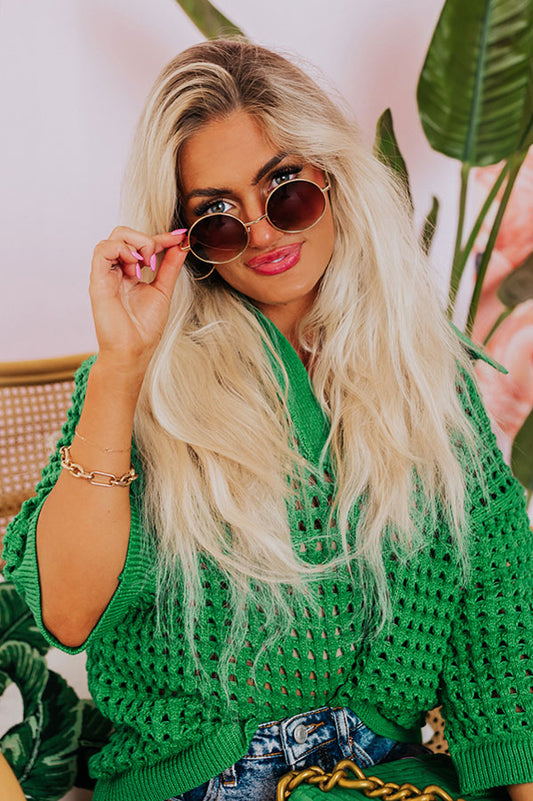 Around We Go Sunnies in Brown