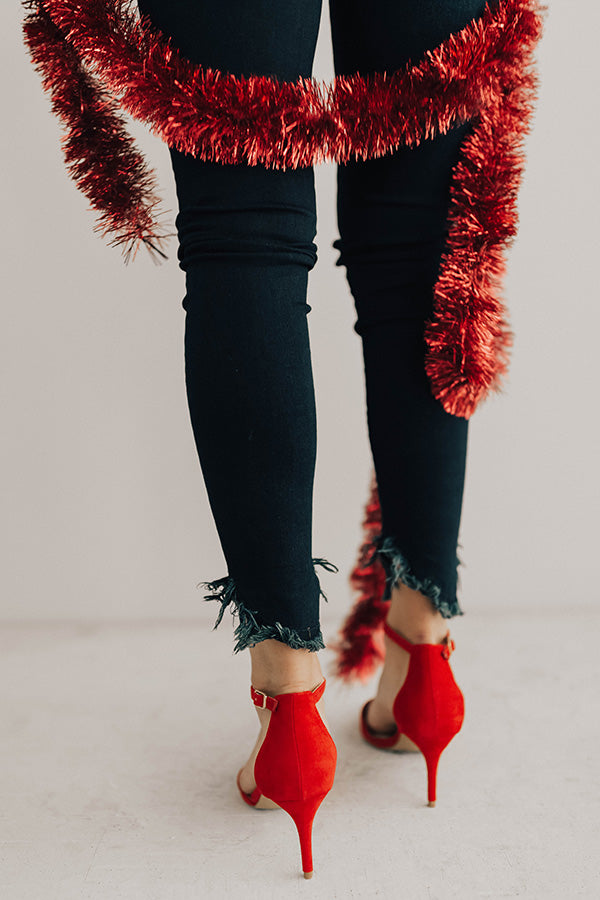 The Layla Heel in Red