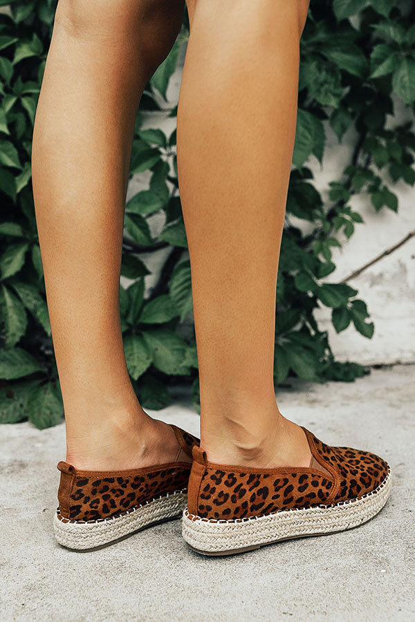 The Presley Espadrille in Leopard