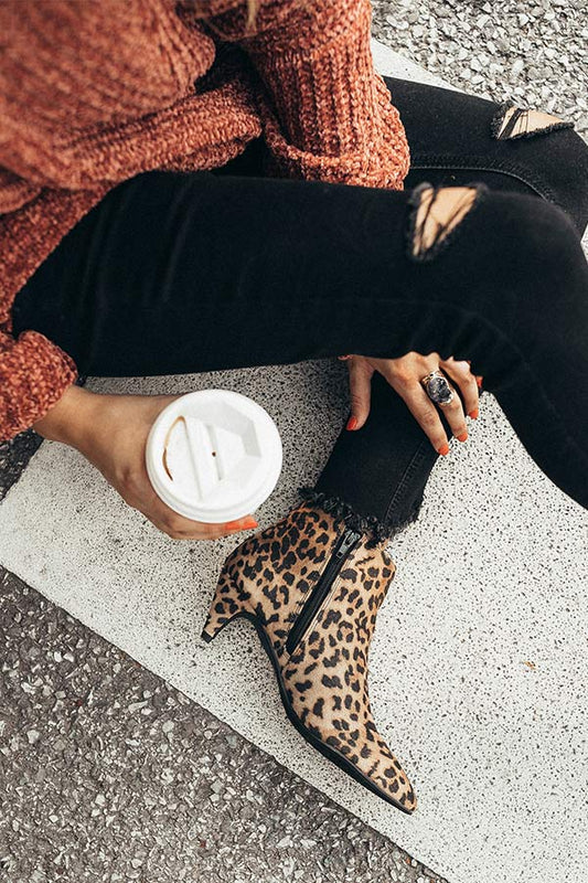 The Dailey Leopard Bootie