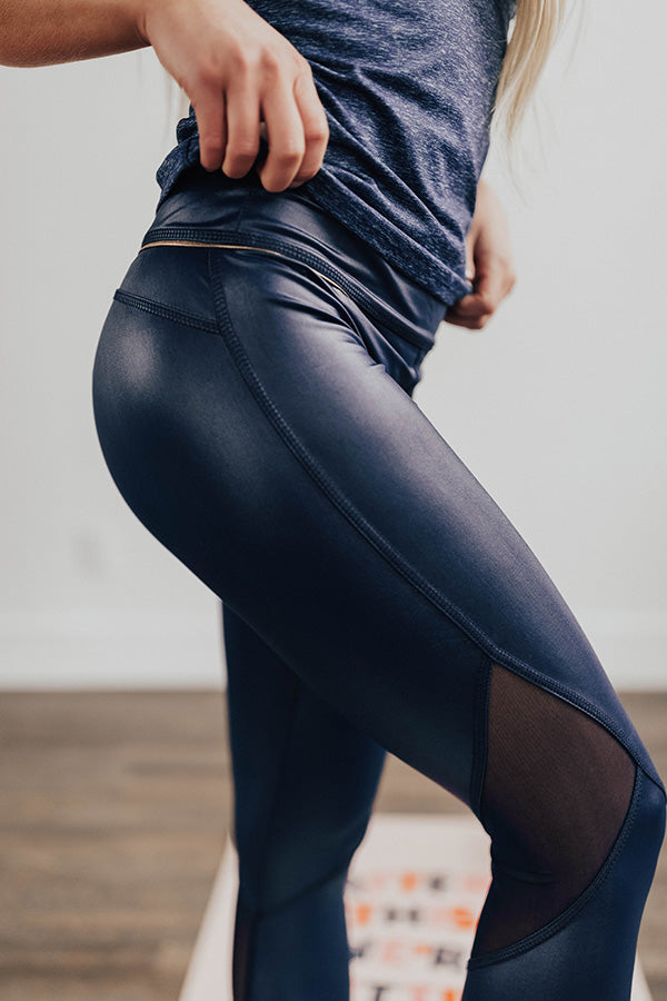 Pep In Your Step Midrise Faux Leather Legging