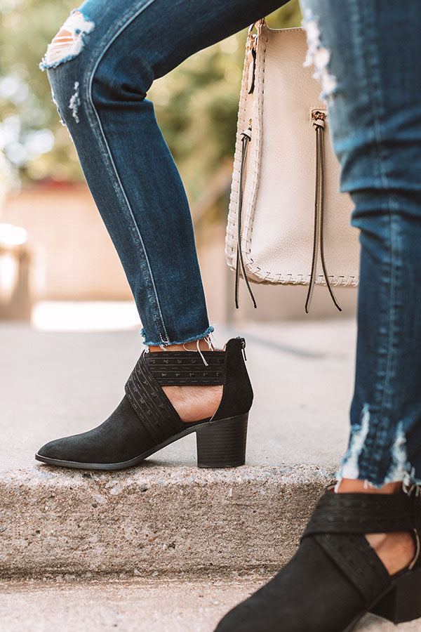 The June Bootie In Black