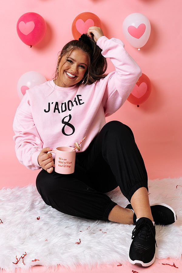 J'adore 8 Sweatshirt Curves