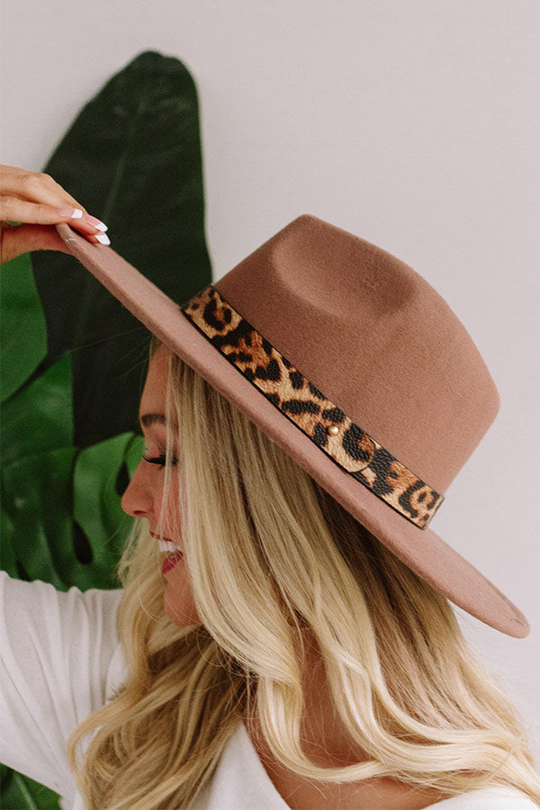 What's The Scoop Felt Hat In Hazelnut