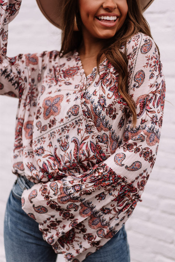 Paint The Sky Paisley Top