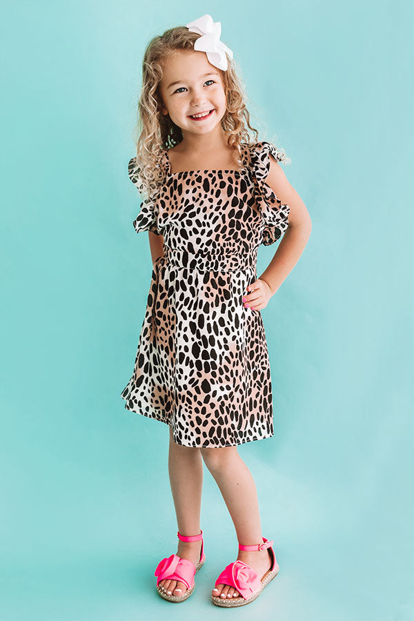 Star Of The Show Children's Cheetah Print Dress