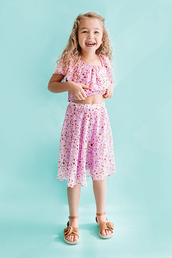 Stars Align Children's Off Shoulder Top