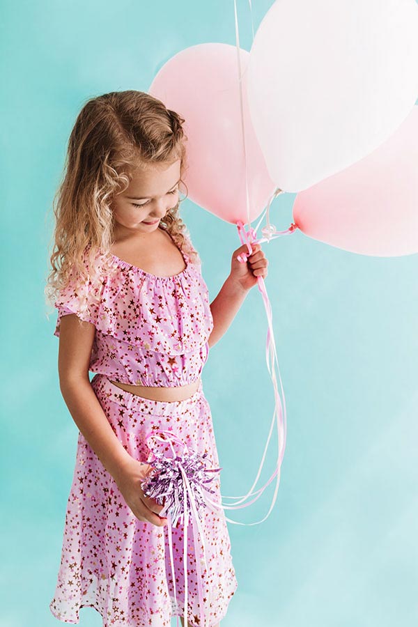 Stars Align Children's Off Shoulder Top