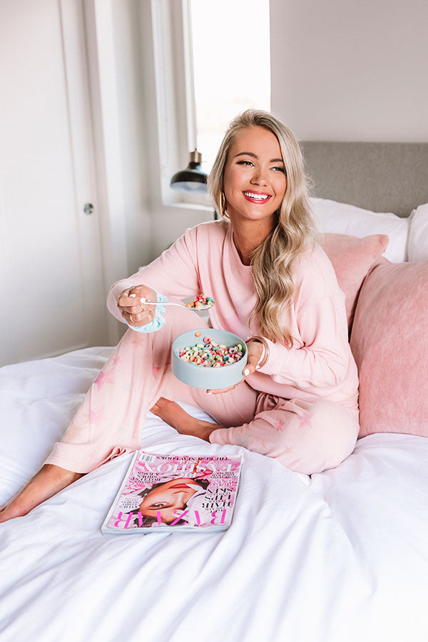 Sleep On It Shift Top In Pink