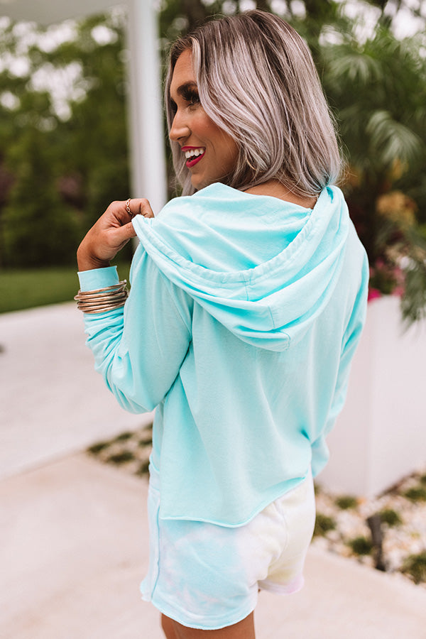 Do The Twist Hoodie In Sky Blue