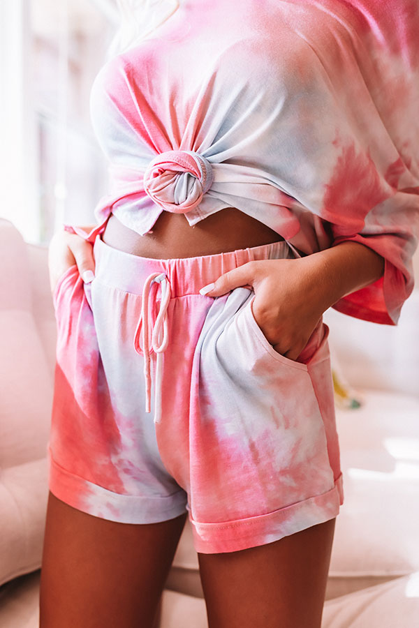 Gelato Swirl Tie Dye Shorts