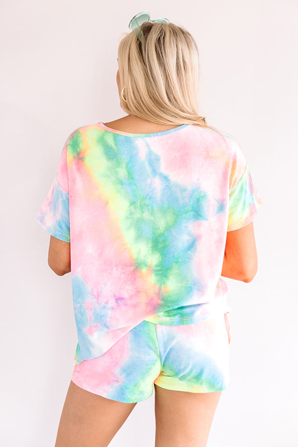 Living My Best Life Tie Dye Shift Tee
