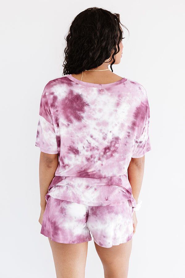 Cozy Snapshot Tie Dye Shift Tee