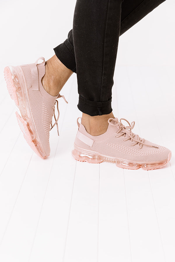 Running Free Sneaker In Blush