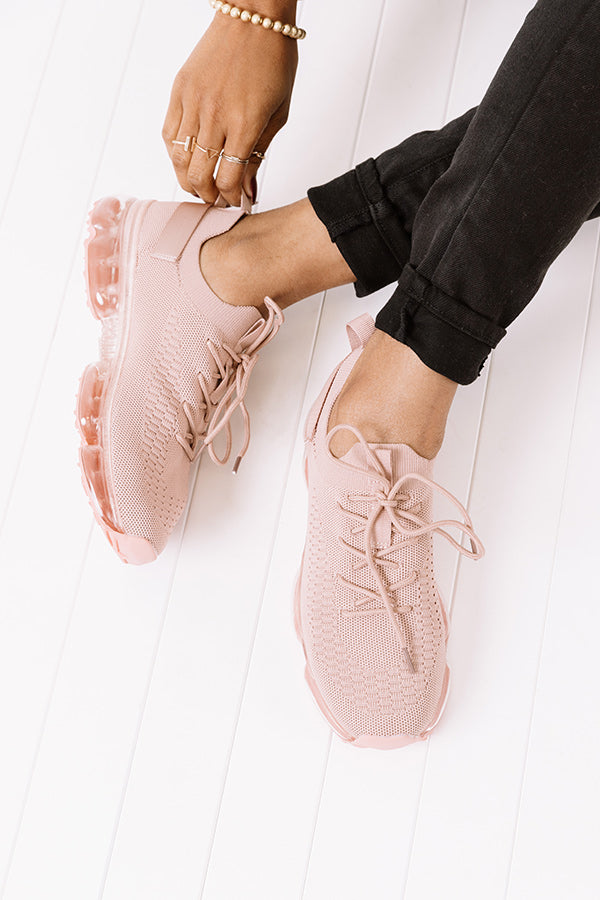 Running Free Sneaker In Blush