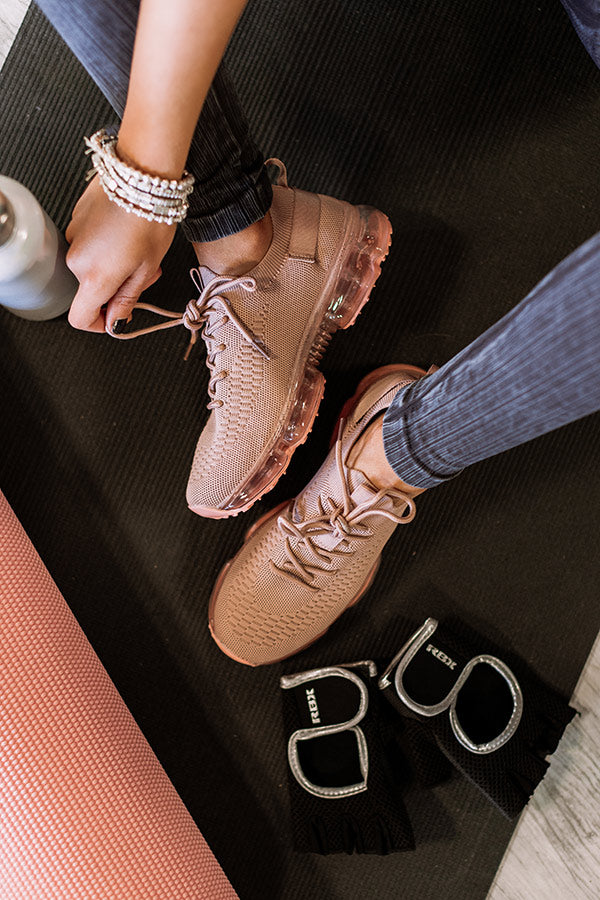 Running Free Sneaker In Blush
