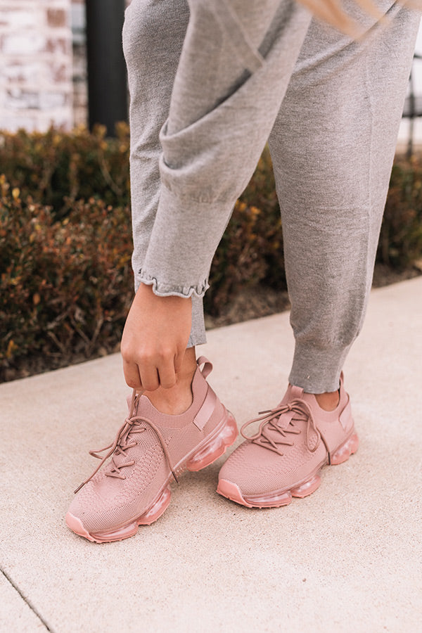 Running Free Sneaker In Blush