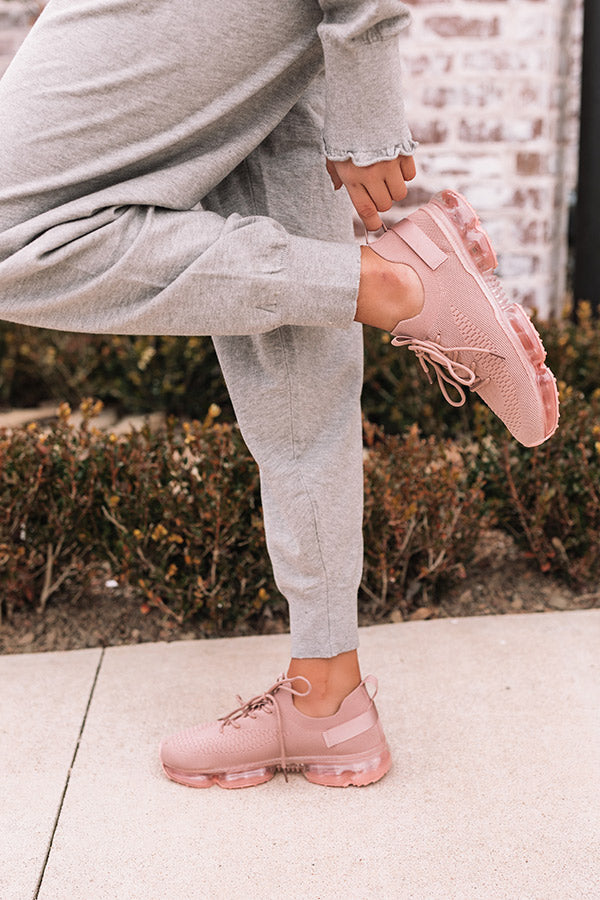 Running Free Sneaker In Blush