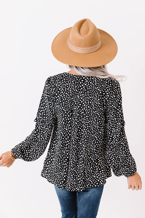 Bombshell Material Embroidered Top