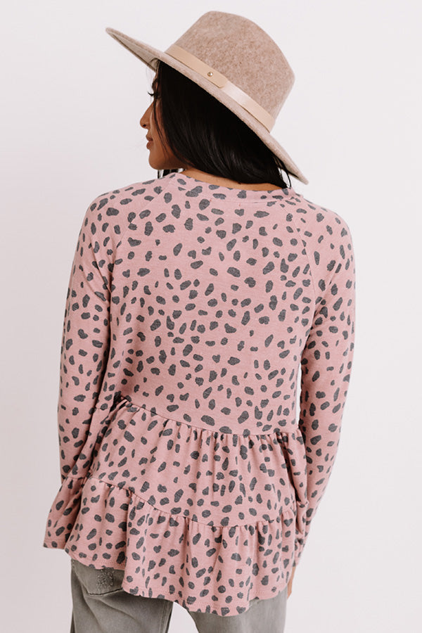 Dating In Denver Leopard Shift Top