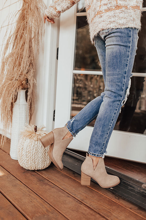 The Georgia Faux Nubuck Bootie