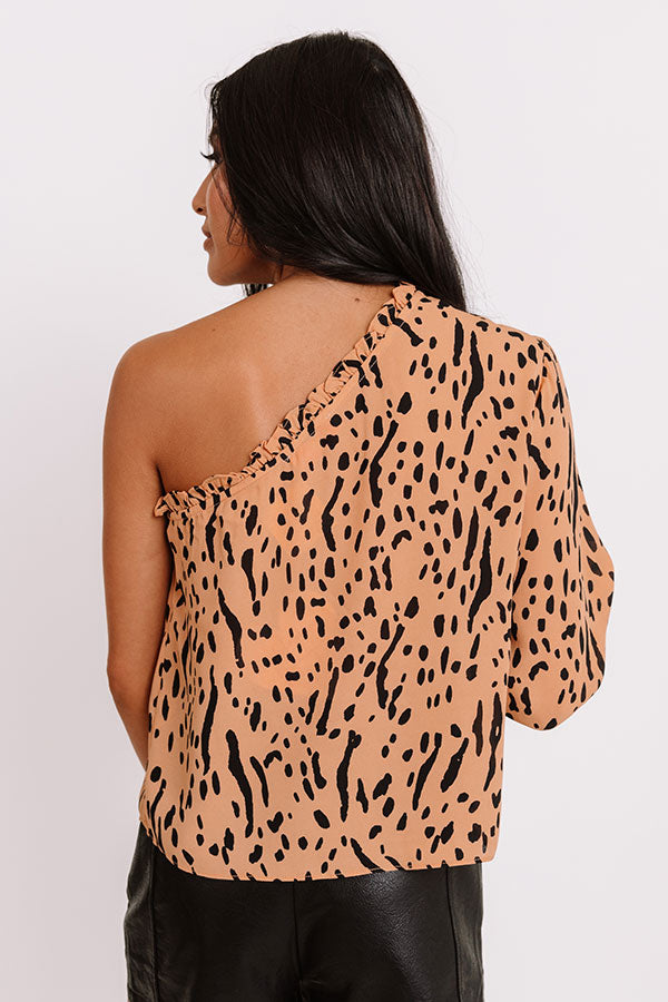 Stylish Collab One Shoulder Top