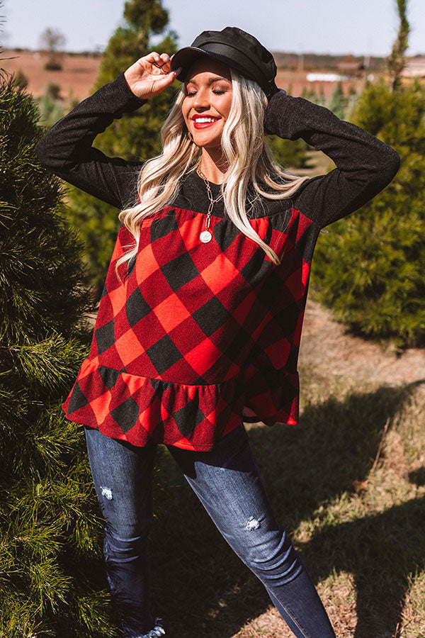 Hugs, Kisses, and Warm Wishes Shift Top