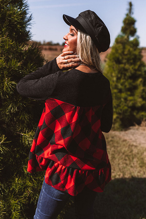 Hugs, Kisses, and Warm Wishes Shift Top