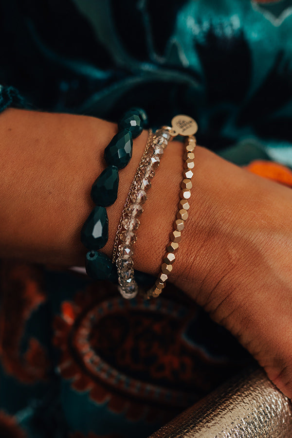 The Gloria Stretchy Stack Bracelet Set