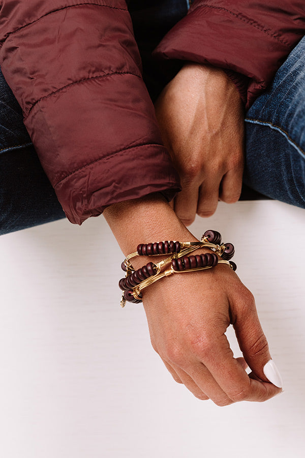 The Cranberry Bangle Bracelet