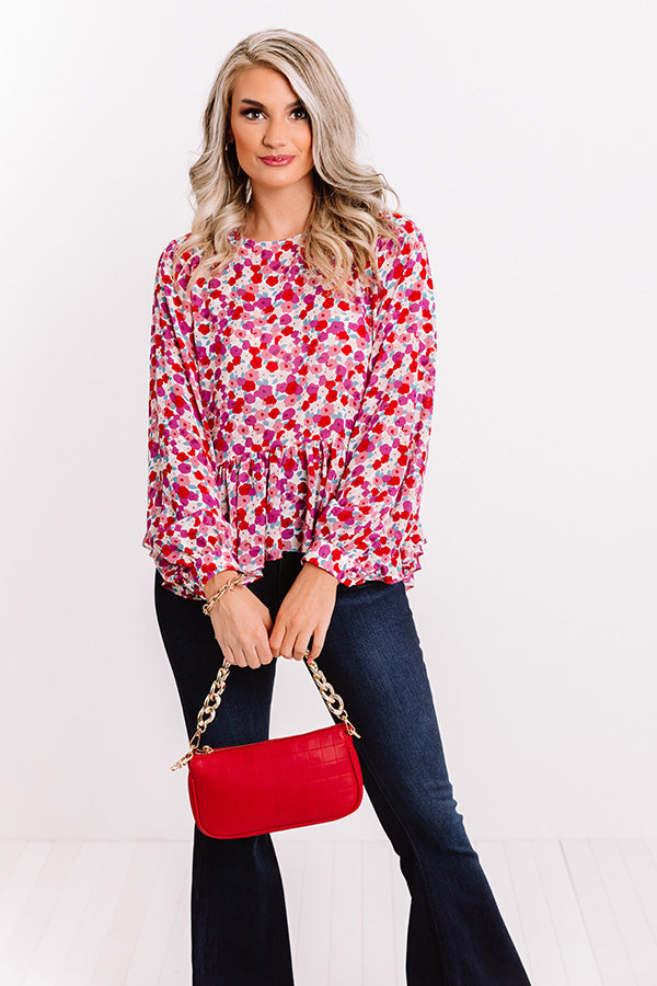 Easy To Love Chiffon Shift Top