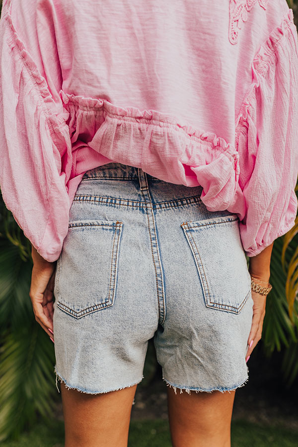 The Valentina High Waist Destroyed Short