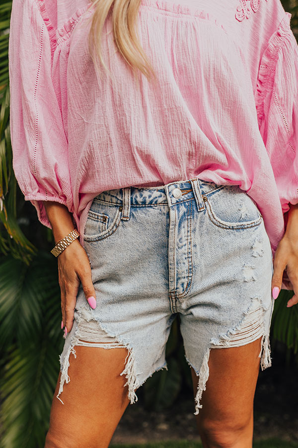 The Valentina High Waist Destroyed Short