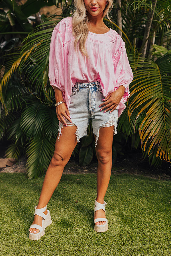 The Valentina High Waist Destroyed Short