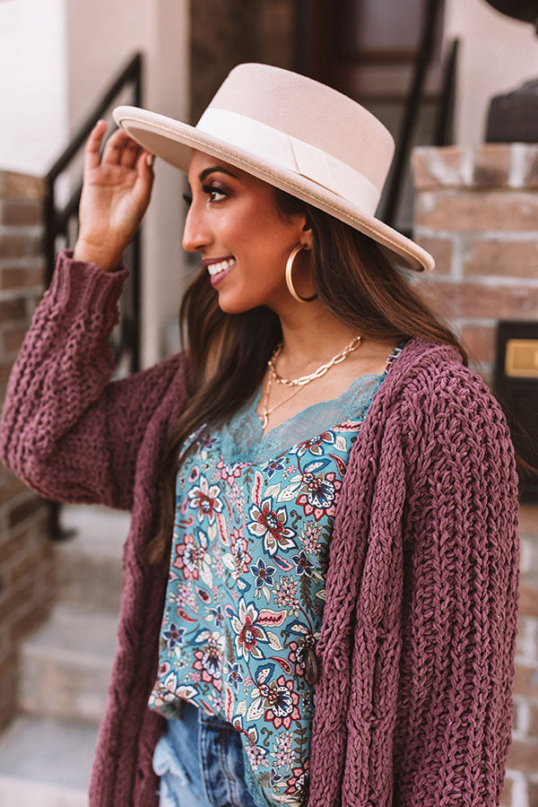 Pack Your Passport Hat In Cream