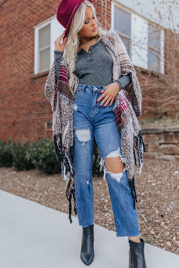 The Gabriella High Waist Distressed Jeans