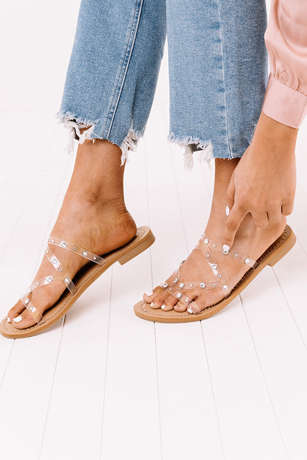 The Coralie Rhinestone Sandal