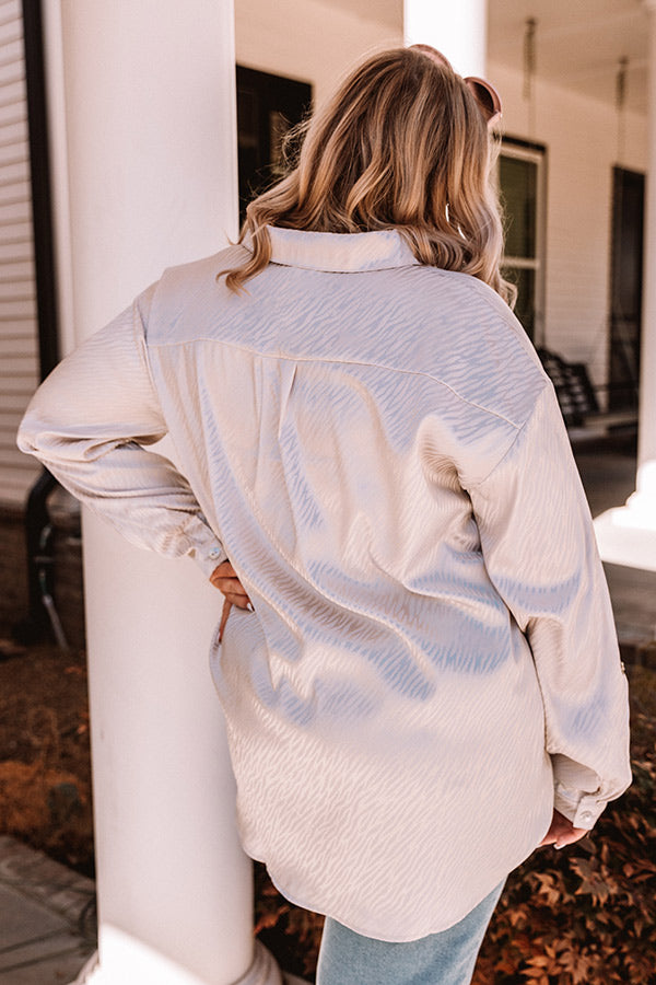 Rise To The Top Button Up Top Curves