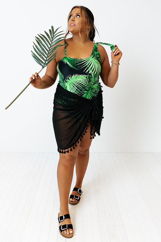 Tropical Terrace One Piece Swimsuit Curves