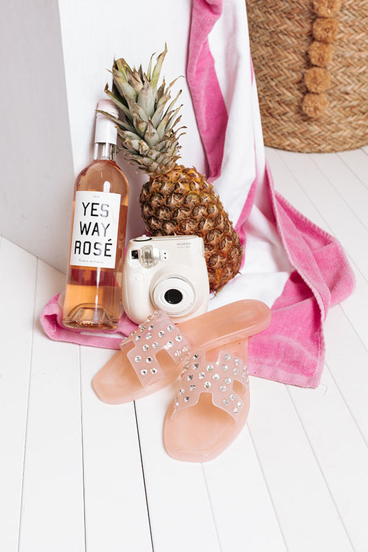 Charli Jelly Sandal in Peach