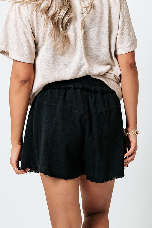 En Route Shorts In Black