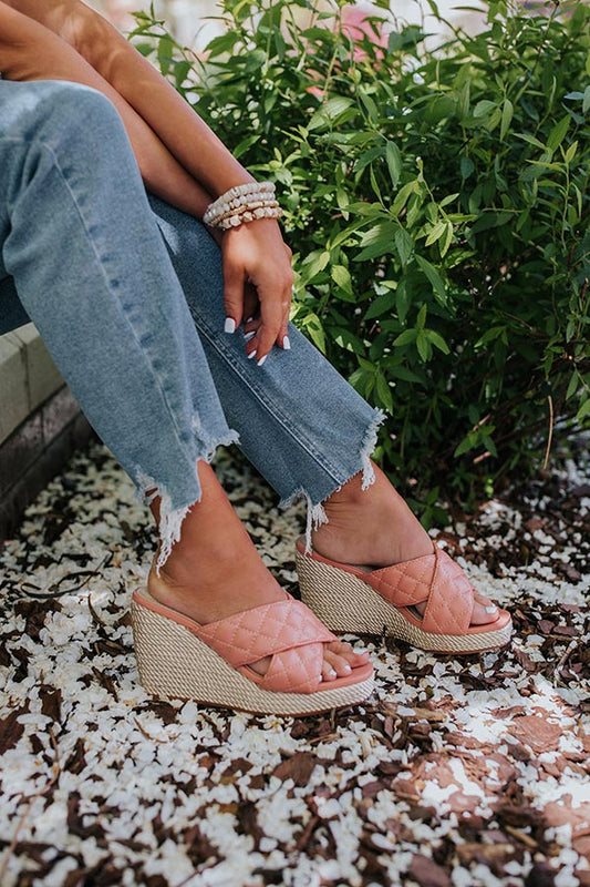 The Ammar Wedge In Blush