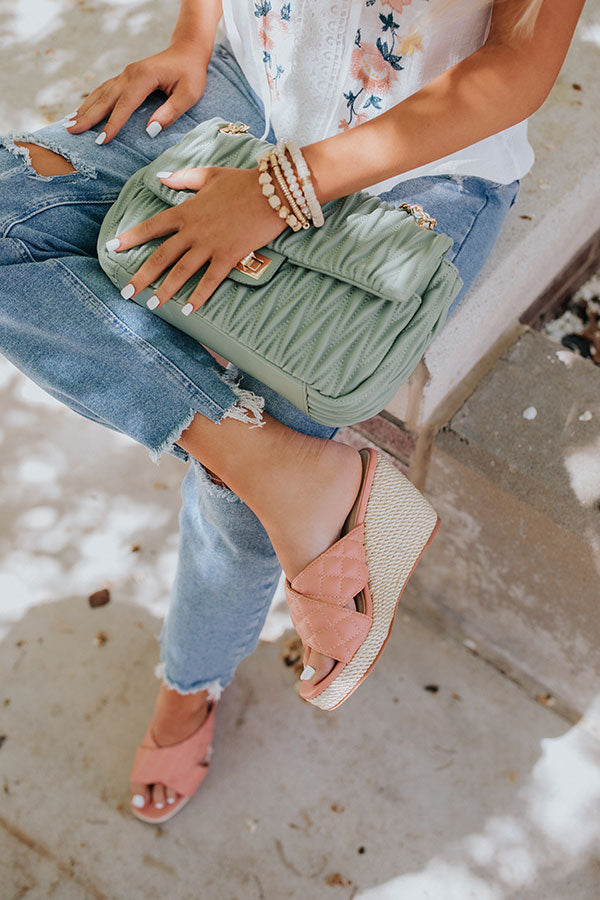 The Ammar Wedge In Blush