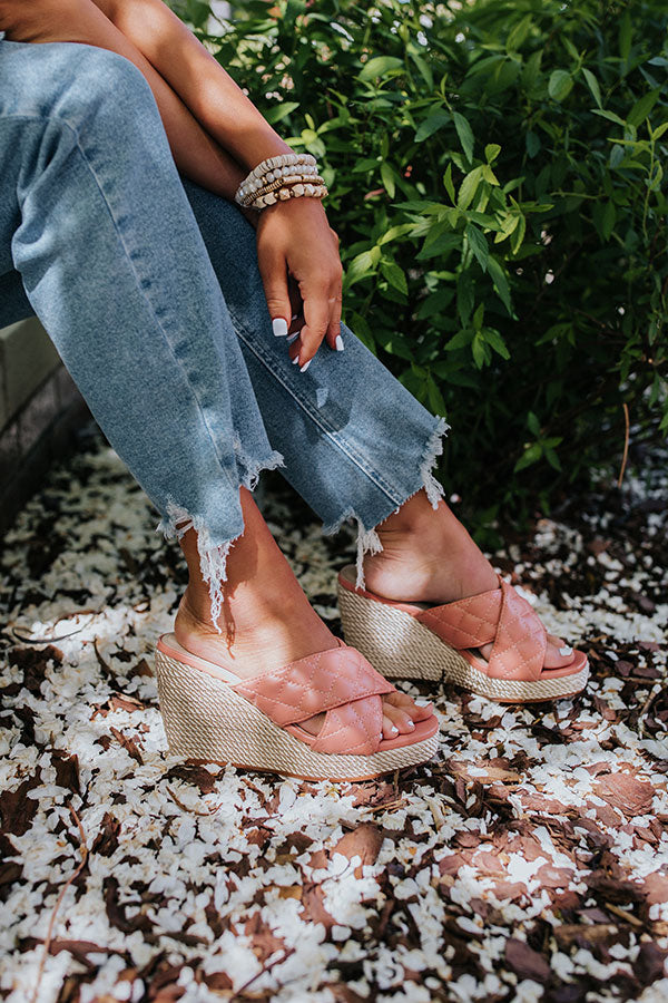 The Ammar Wedge In Blush