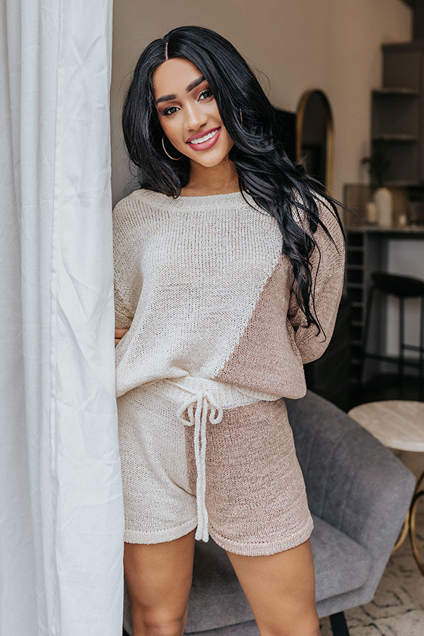 Counting Wishes Knit Shorts
