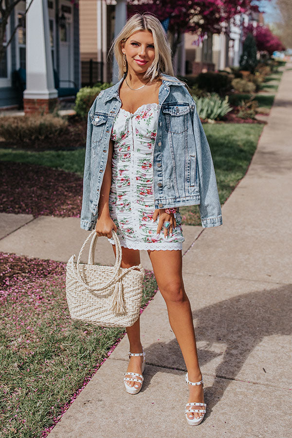 Sippin' In Seychelles Ruched Dress