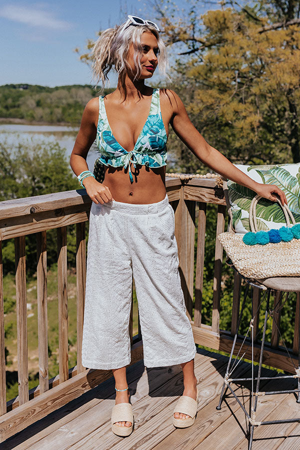 Ocean Whimsy Crochet Pants