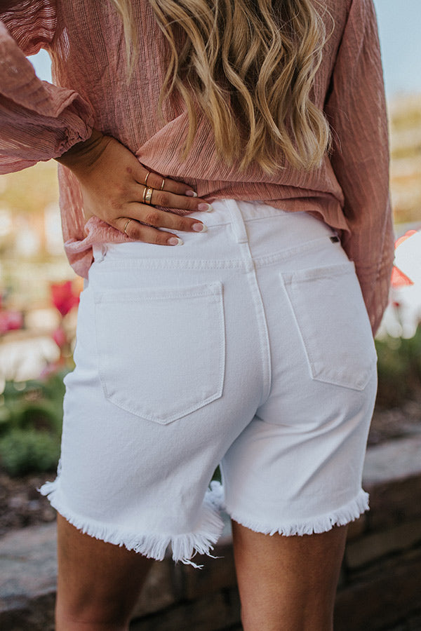 KanCan The Wilson High Waist Distressed Shorts