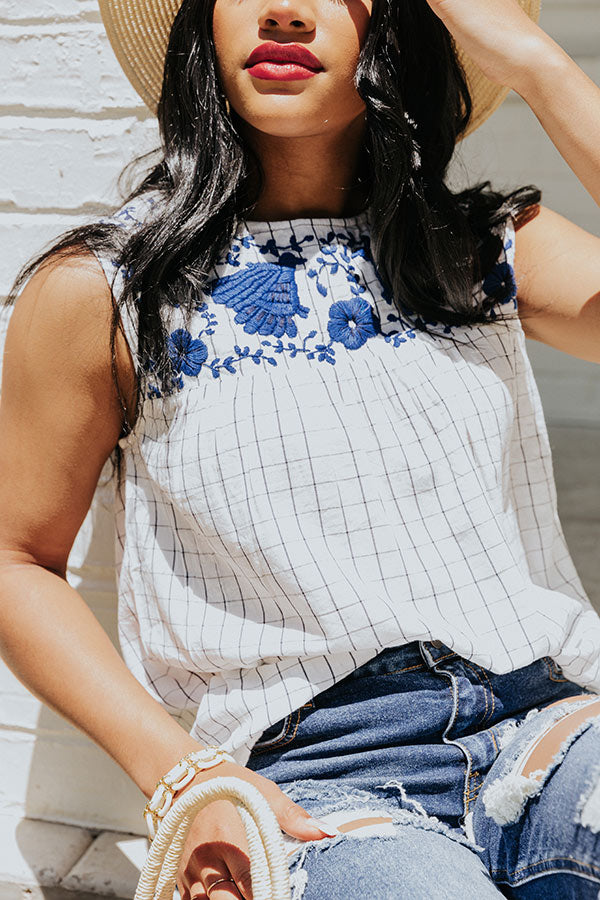 Vino In Verona Embroidered Top